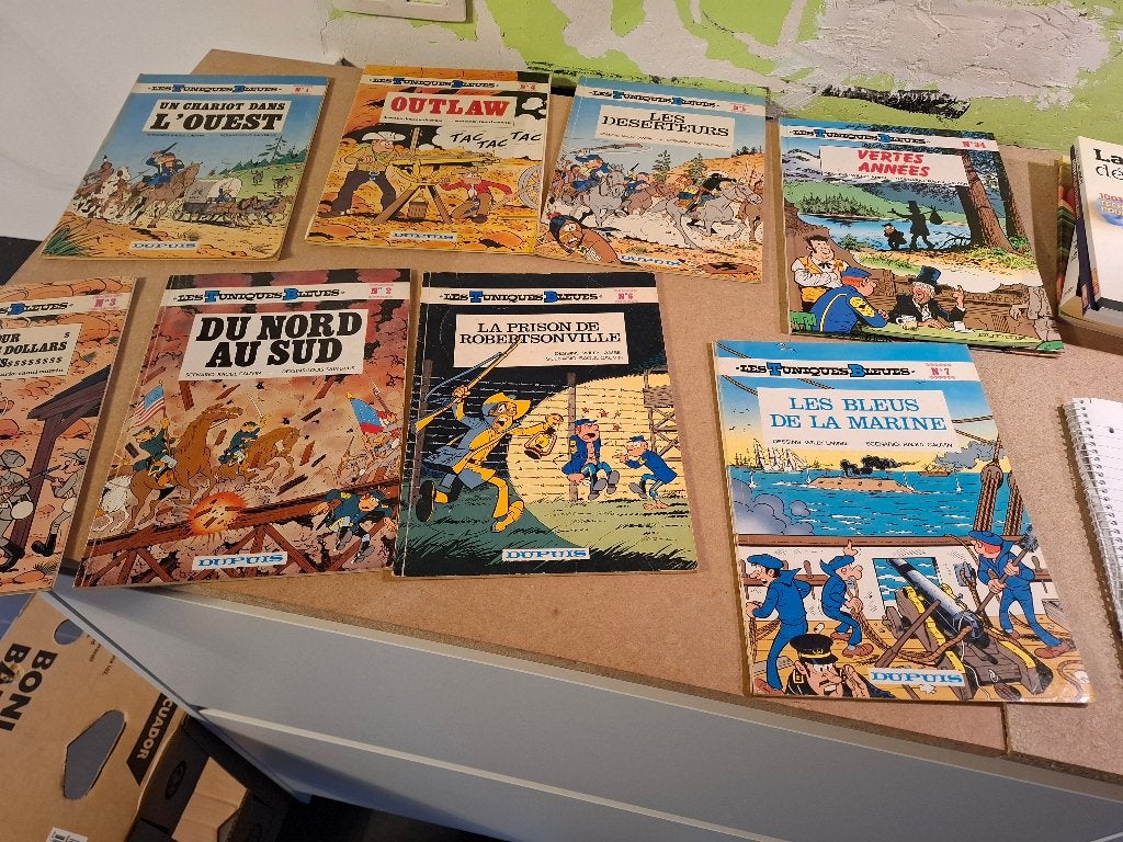 Blauwe tunieken van BD, Dupuis, Meerdere stripboeken, Ophalen, Gelezen