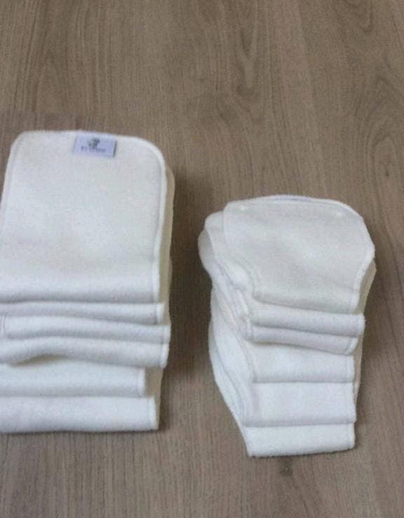 Rumparooz - 6 dubbele inleggers - 2 wasbare luiers, Kinderen en Baby's, Ophalen, Zo goed als nieuw
