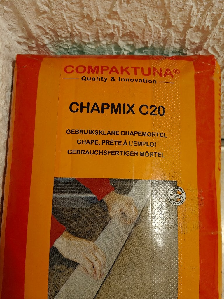 5 zakken chape Compaktuna Chapmix C20 25kg – Volledig droog, Doe-het-zelf en Bouw, Ophalen, Nieuw, Overige materialen, Overige typen