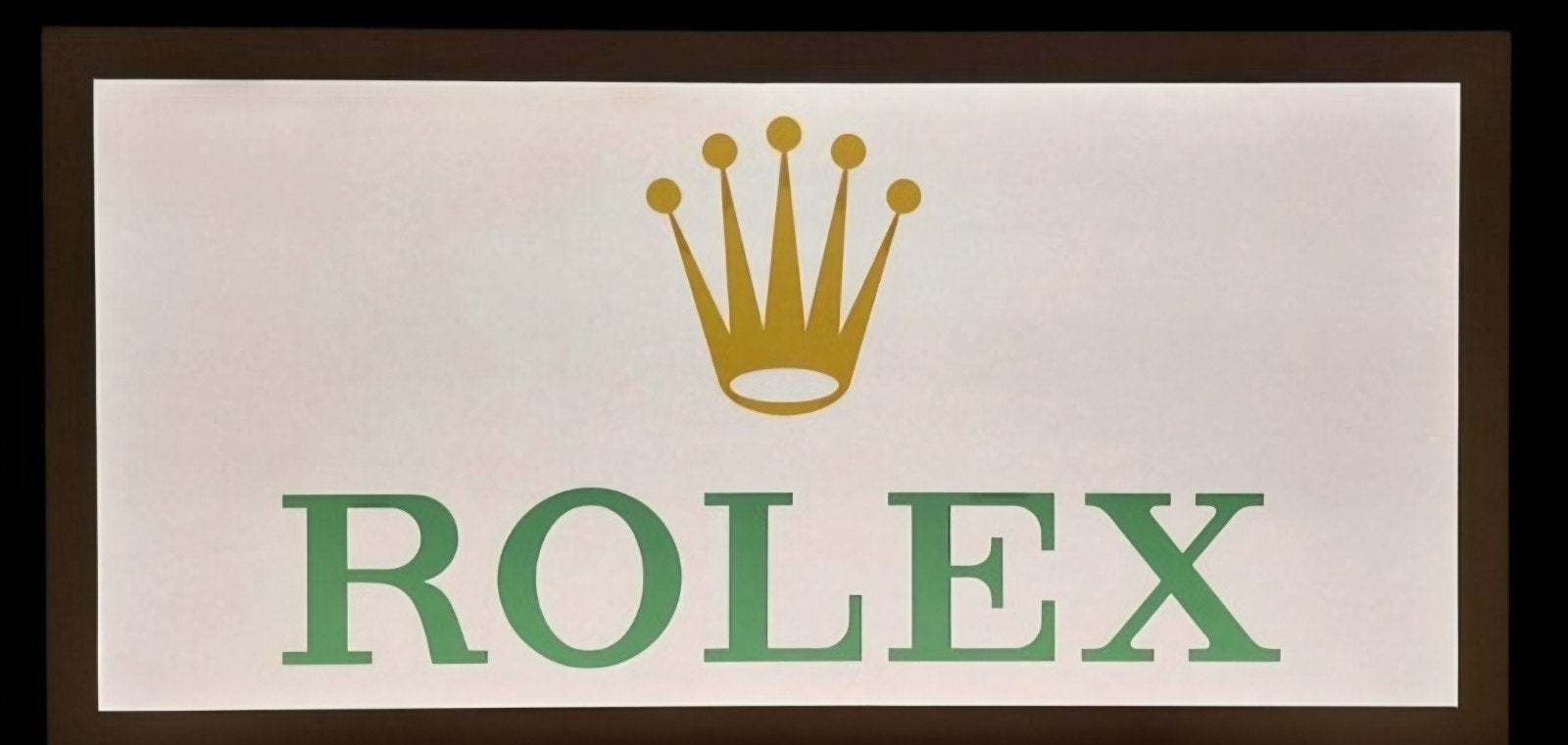 Rolex verlicht reclamebord, Verzamelen, Ophalen of Verzenden, Reclamebord
