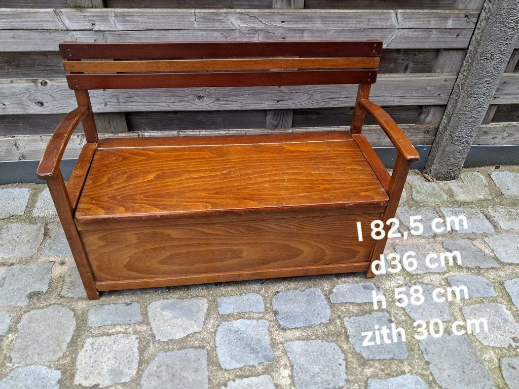 houten opbergbank voor kinderen, Ophalen, Zo goed als nieuw, Meubelstuk of Keukentje