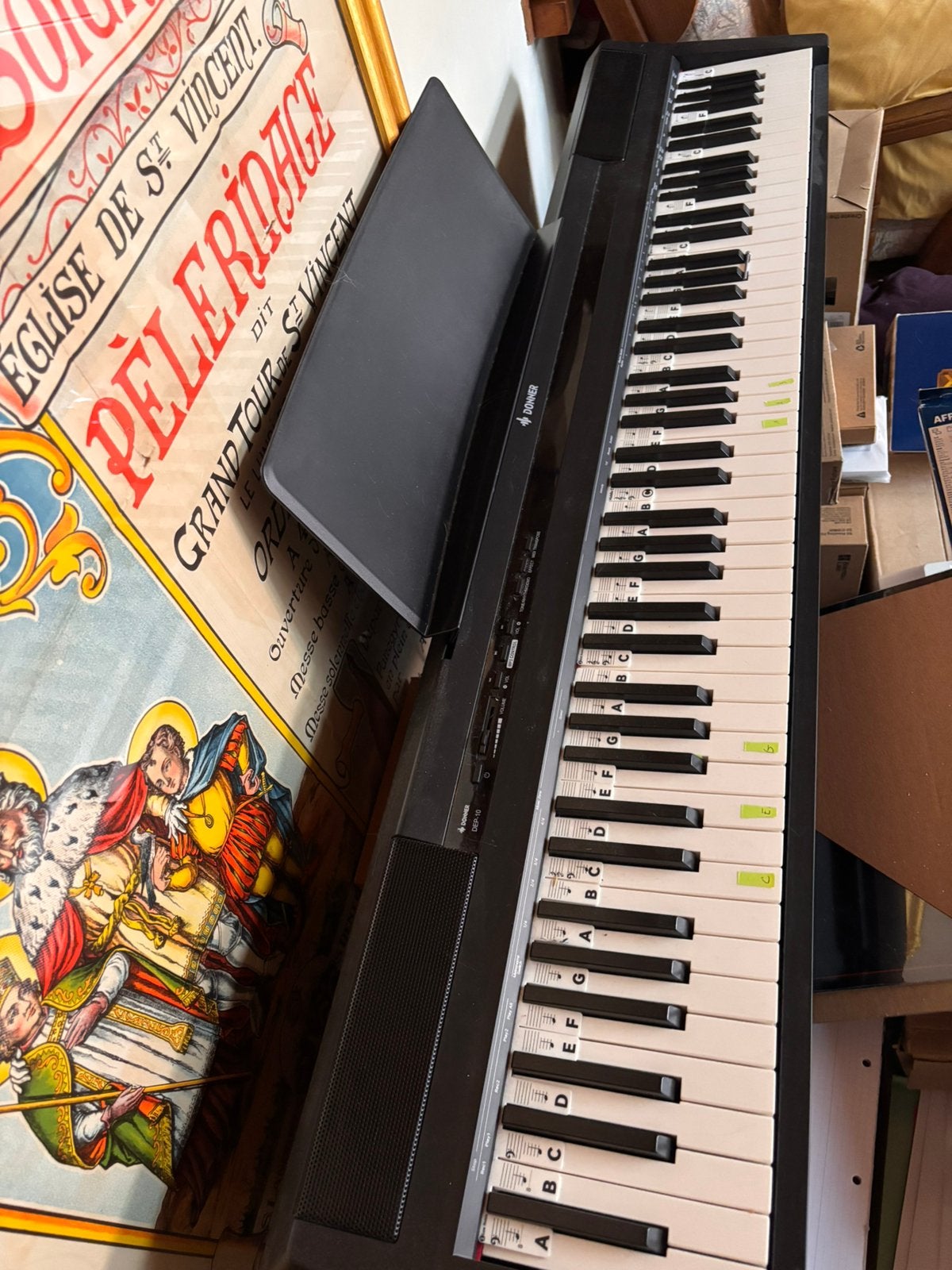 Piano donner parfait etat, Muziek en Instrumenten, Keyboards, Ophalen, Zo goed als nieuw