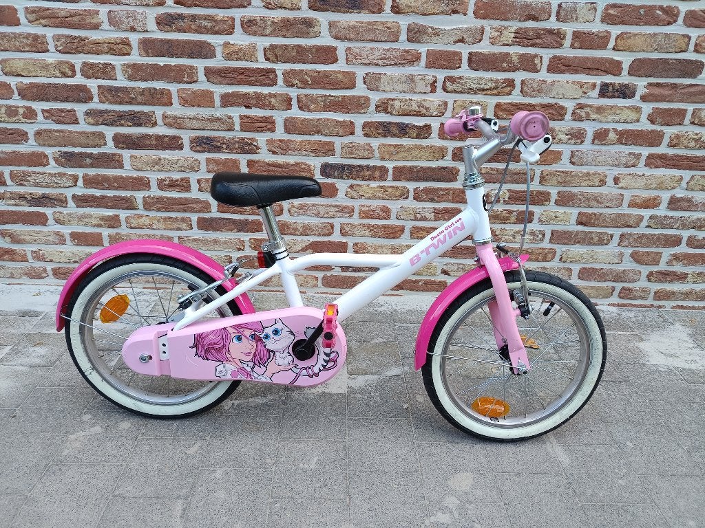 Kinder fiets 16inch Btwin, Autres marques, Frein sur jante, Moins de 47 cm, Comme neuf