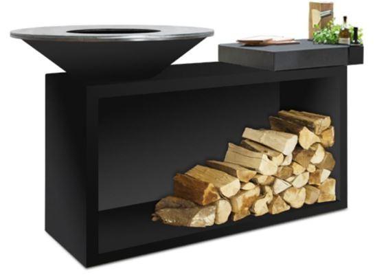 barbecue OFYR zwart 100 met keramische werkplaat, Tuin en Terras, Houtskoolbarbecues, Ophalen of Verzenden, Nieuw, Ofyr