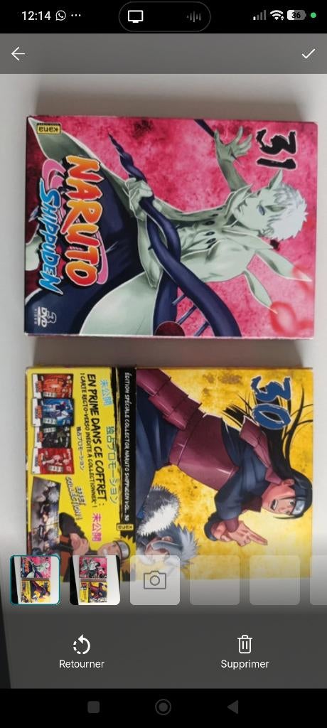 2 Naruto Shippuden DVD-boxen (30 en 31) + verzamelkaart, Tekenfilm, Anime (Japans), Vanaf 9 jaar, Ophalen of Verzenden