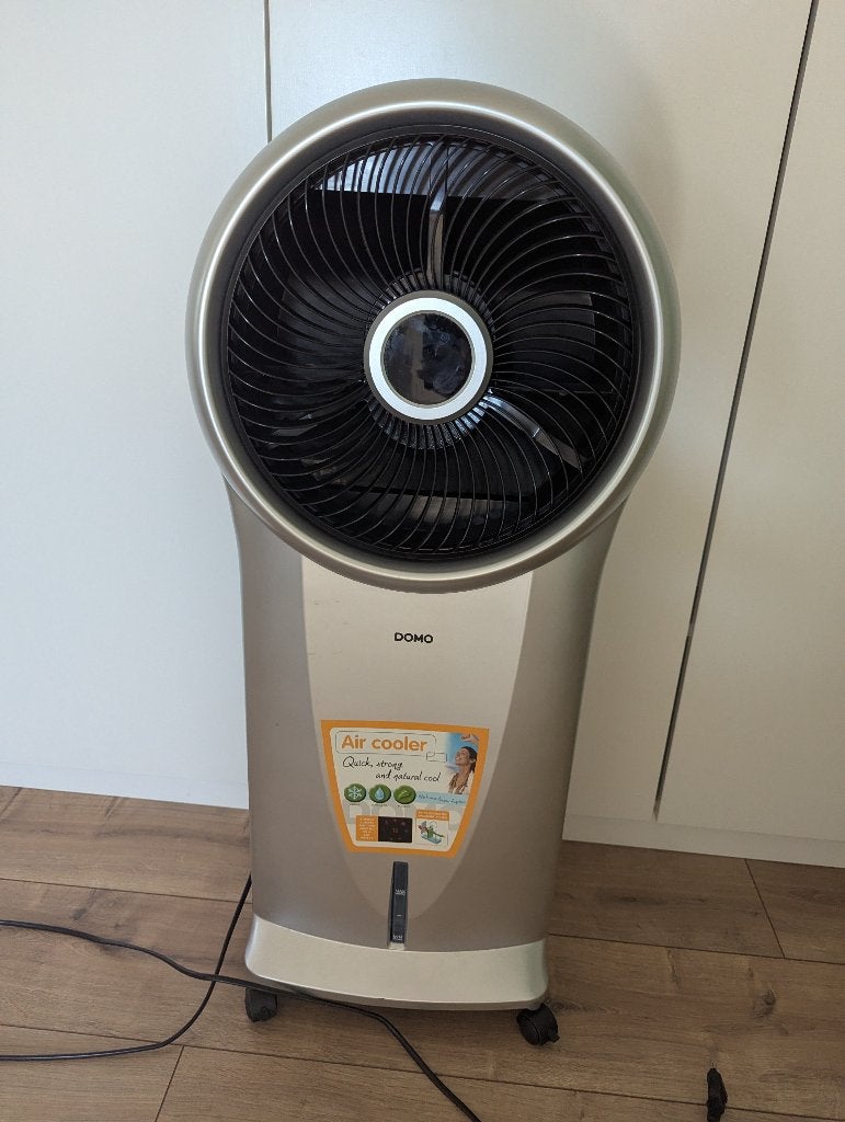 Air cooler DOMO DO152A, Elektronische apparatuur, Airco's, Gebruikt, Staande ventilator, Minder dan 60 m³, 3 snelheden of meer