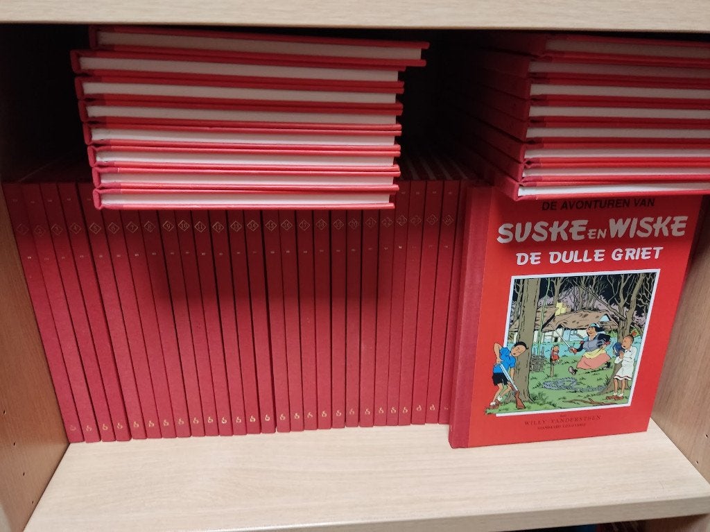 Suske en Wiske klassiek rode reeks 1-59, Ophalen, Complete serie of reeks, Studio  Vandersteen, Zo goed als nieuw