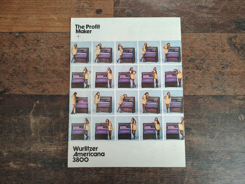 Folder: Wurlitzer 3800/ Americana (1974) jukebox, Verzamelen, Verzenden, Wurlitzer