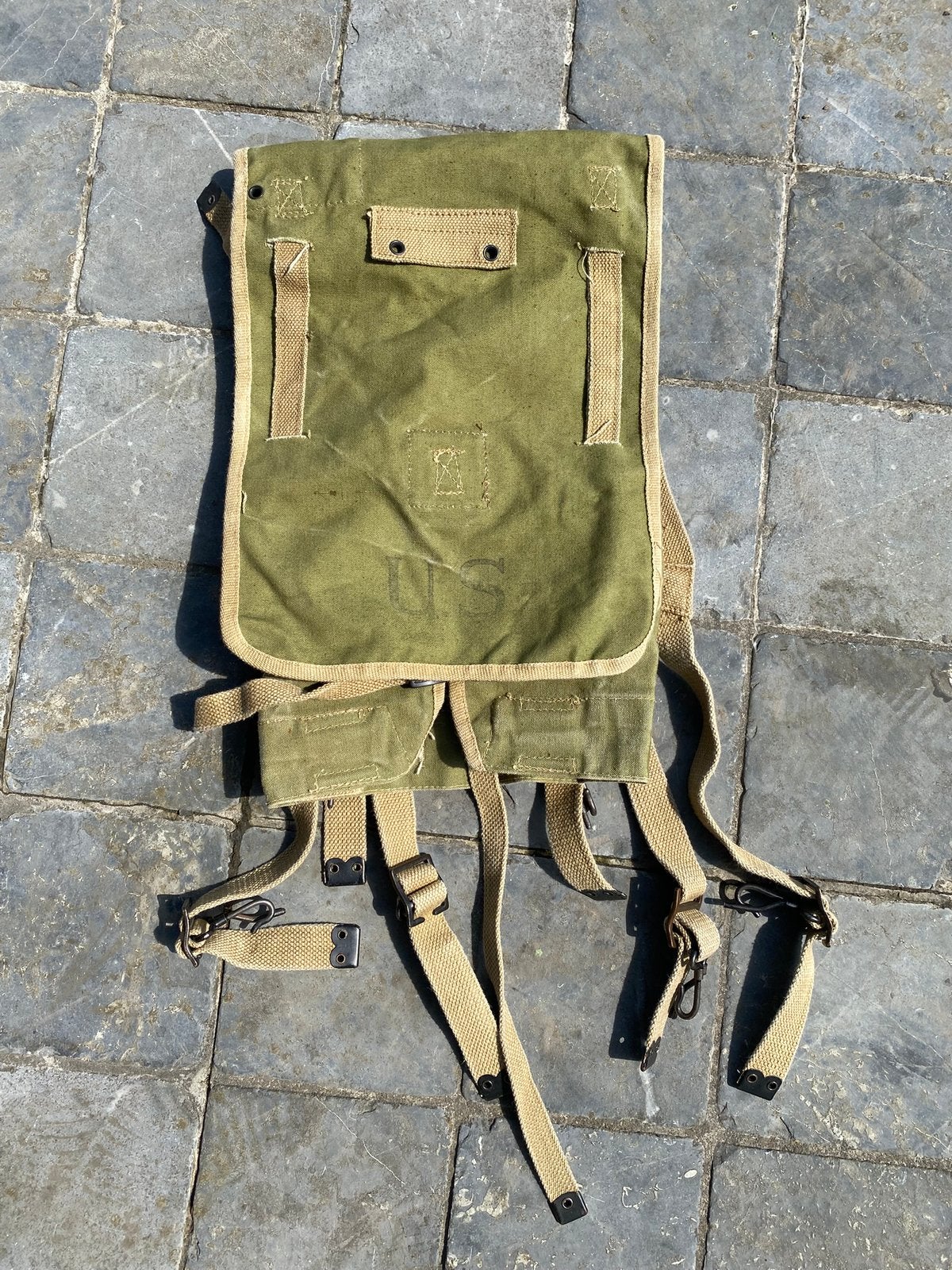 US WO2 M1928 Havresack rugzak British made 1944, Verzamelen, Verzenden, Landmacht, Overige typen