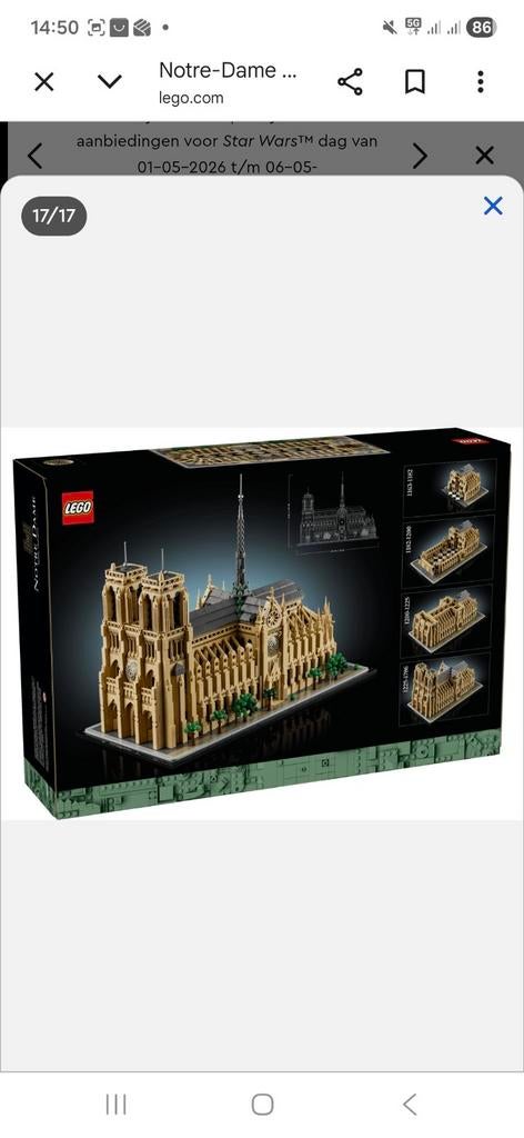 Lego notre dame, Enfants & Bébés, Enlèvement ou Envoi, Neuf, Lego