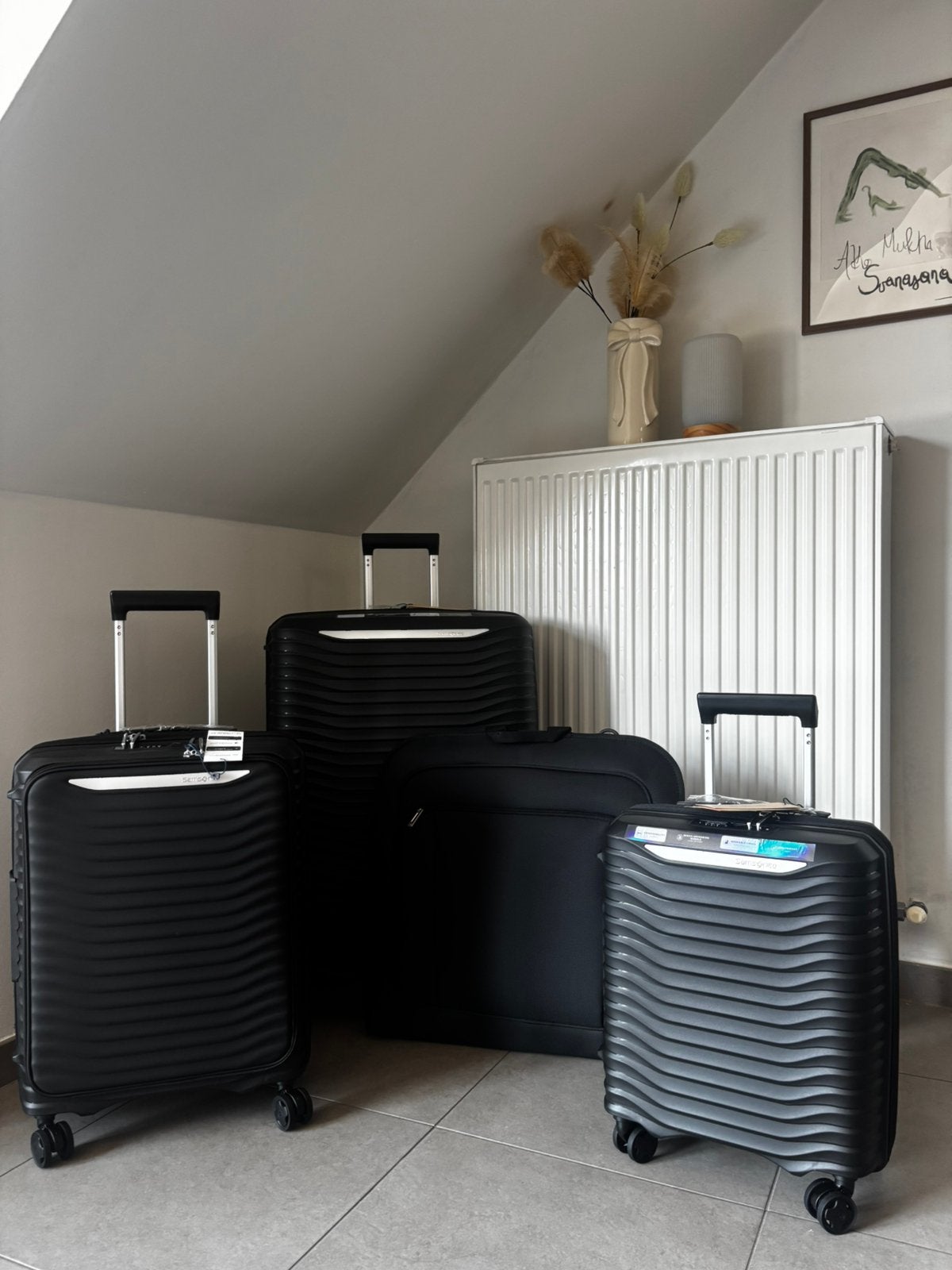 Samsonite Upscale Spinner Uitbreidbaar Kofferset, Handtassen en Accessoires, Koffers, Ophalen, Zo goed als nieuw