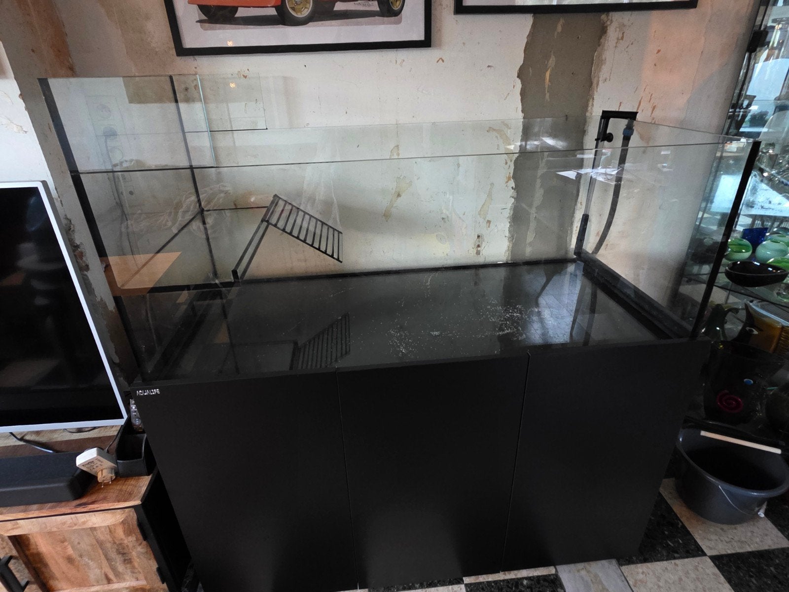 Aualife aquarium, Ophalen