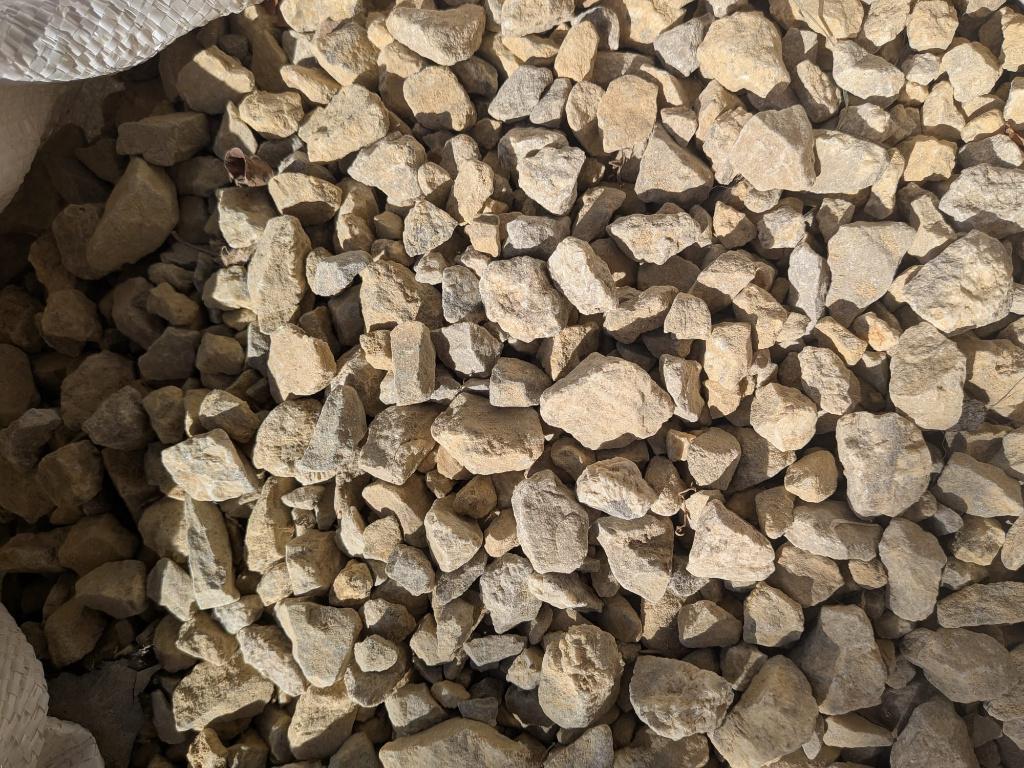 Kiezelsteentjes beige +-800liter, Ophalen, Beige