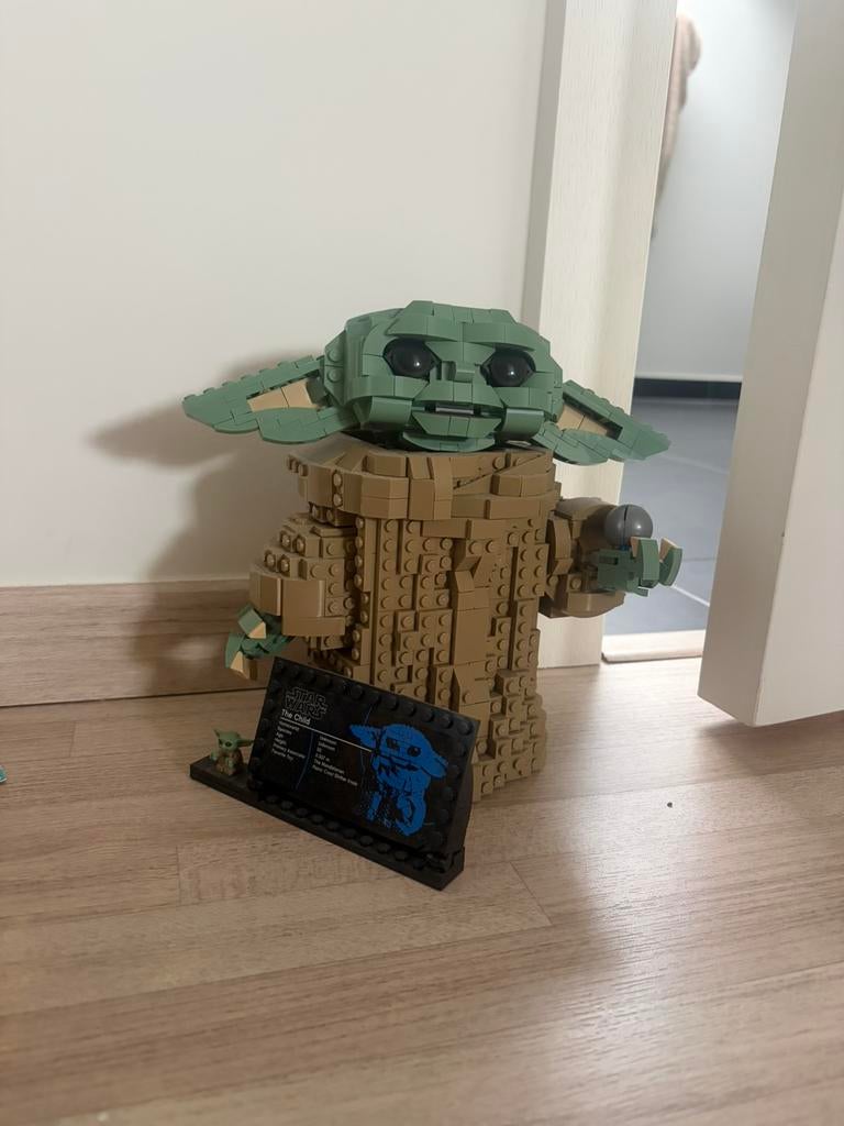 Lego 75318 baby yoda, Ophalen, Zo goed als nieuw, Compleet, Lego