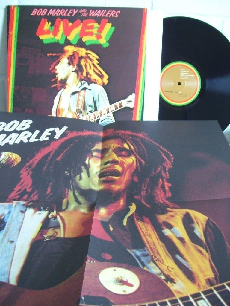 BOB MARLEY & THE WAILERS  live !, Enlèvement ou Envoi, Comme neuf, Autres genres, Avec poster