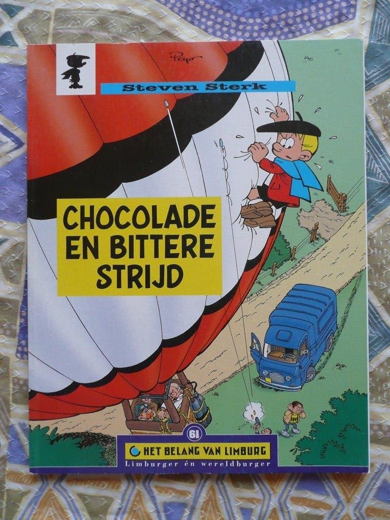 STEVEN STERK 12 "CHOCOLADE EN BITTERE STRIJD" NIEUW, Peyo, Eén stripboek, Nieuw, Ophalen of Verzenden