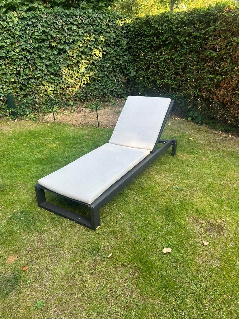 Ligzetels tuin - manuti, Tuin en Terras, Ligbedden, Ophalen, Zo goed als nieuw, Aluminium, Verstelbaar