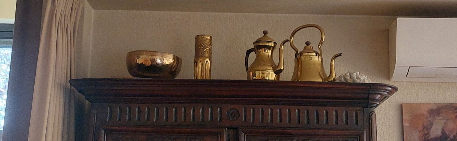 Kannen in koper, Ophalen
