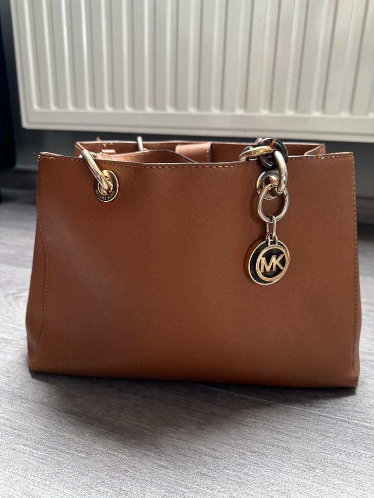 Handtas Michael Kors kleur Cognac, Enlèvement, Utilisé, Brun, Sac à main