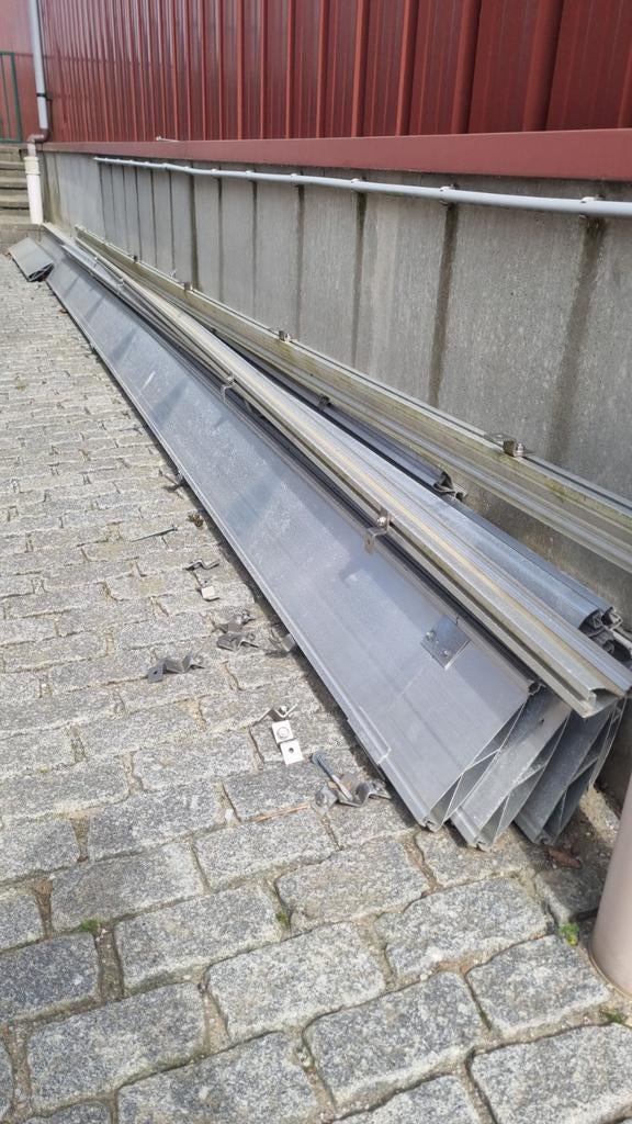 Aluminium profielen zonnepanelen, Doe-het-zelf en Bouw, Metalen, Ophalen, Aluminium