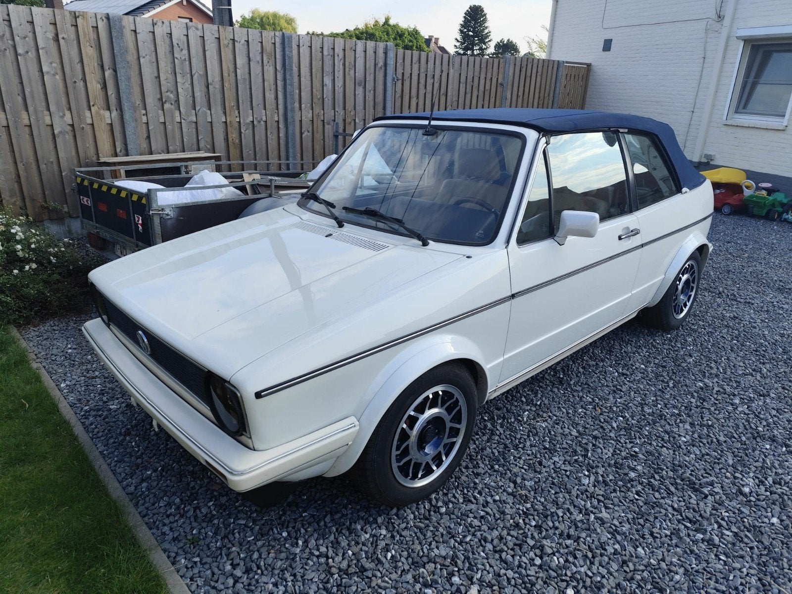 golf 1 cabriolet 1984 1.6, Auto's, 4 zetels, Beige, Cabriolet, Volkswagen
