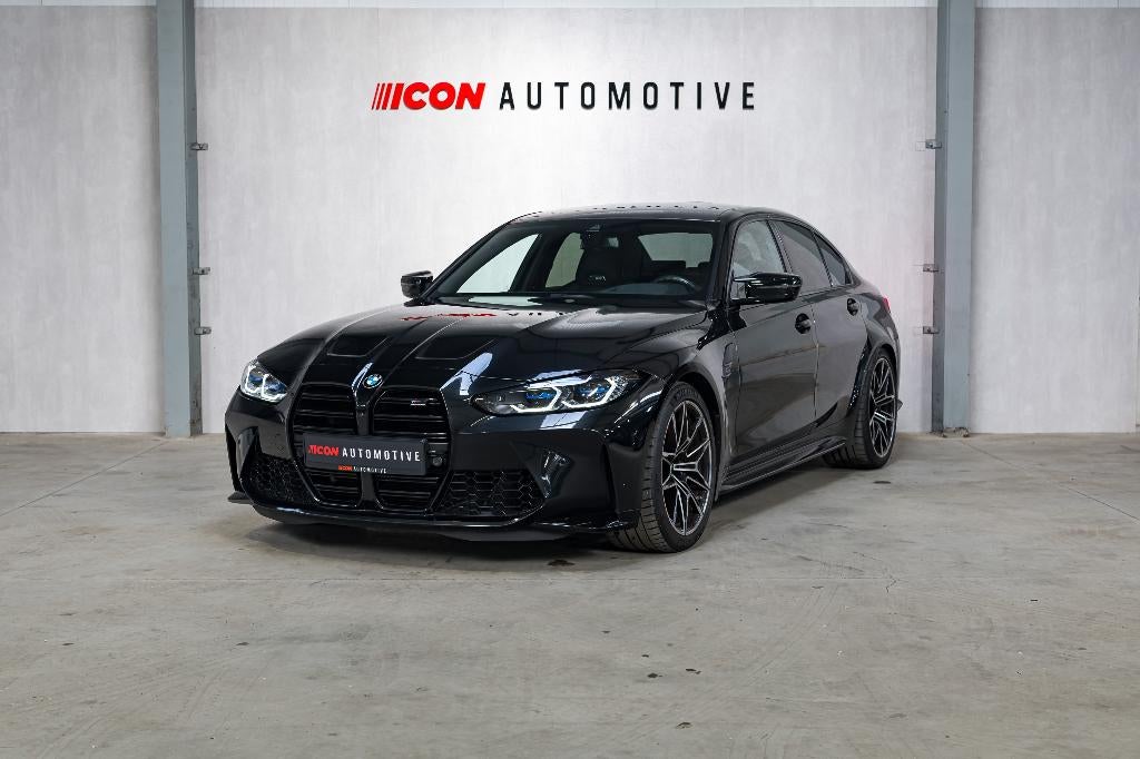 BMW G80 M3 COMPETITION - LASER I HUD I HK I 360 I M DRIVER, Auto's, 4 deurs, Achterwielaandrijving, 375 kW, Zwart