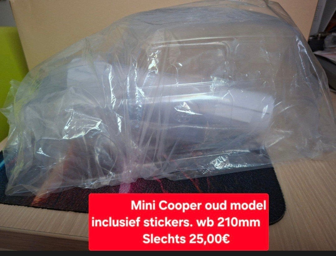 Carrosserie M flambant neuve de la Mini Cooper, châssis Tami, Hobby & Loisirs créatifs, Neuf, Autres échelles, Enlèvement ou Envoi