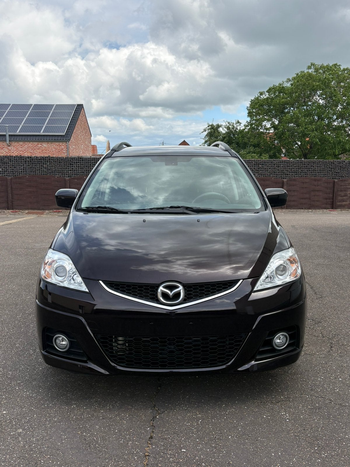 Mazda 5 2.0 CDVi – 7 Zitplaatsen – 149.669 km, Auto's, 1998 cc, Zwart, Bruin, 7 zetels