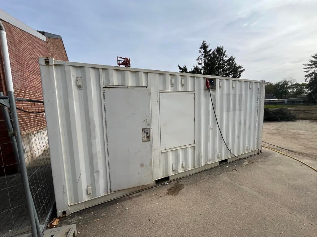 Werfkeet/bureel container, Ophalen