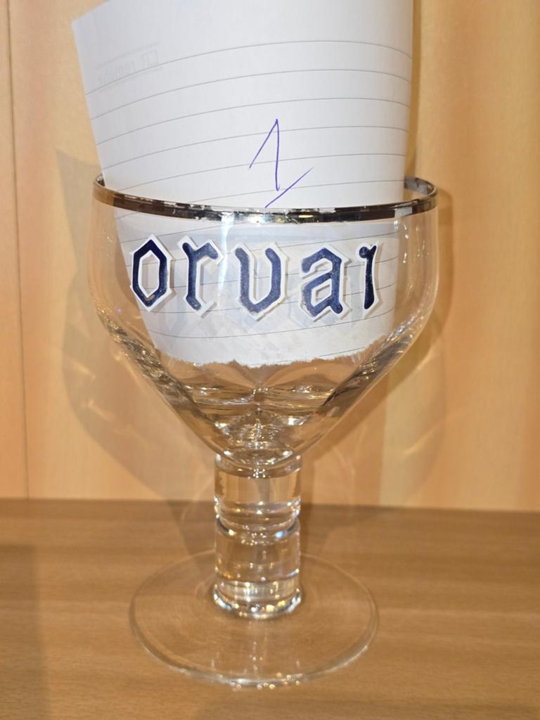 Verre Orval émaillés, Collections, Enlèvement