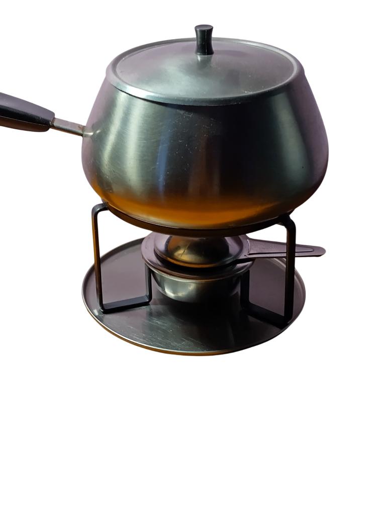 PERK Fondueset van Zwitserse makelij(compleet) vintage 60-70, Ophalen