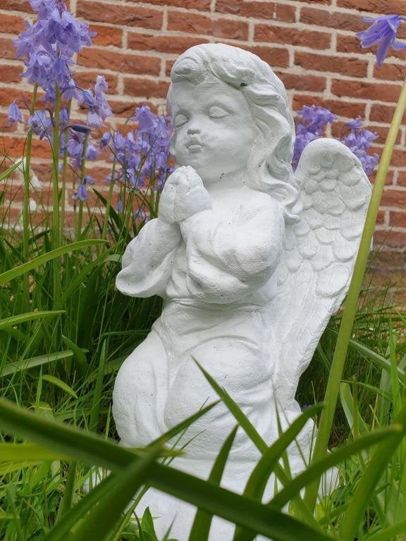 biddende engel , beton, Tuin en Terras, Ophalen of Verzenden, Nieuw, Beton