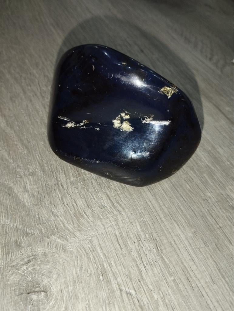 Donker blauwe Sumatraanse barnsteen, Ophalen of Verzenden