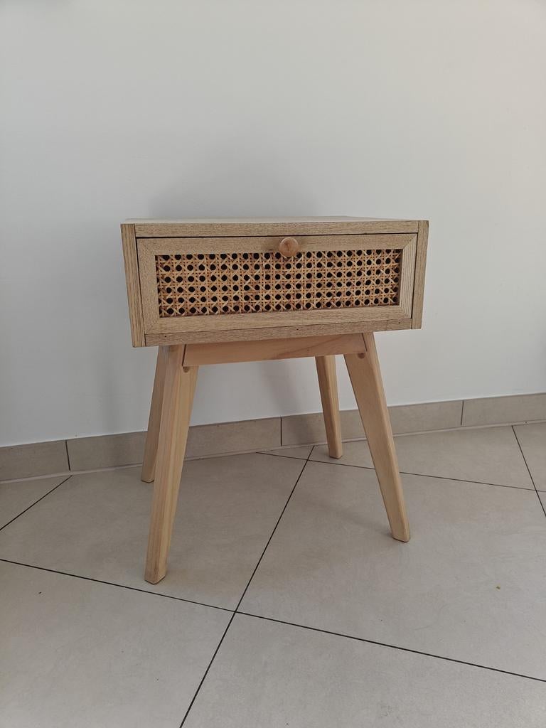 Rotan nachtkastje, Ophalen of Verzenden