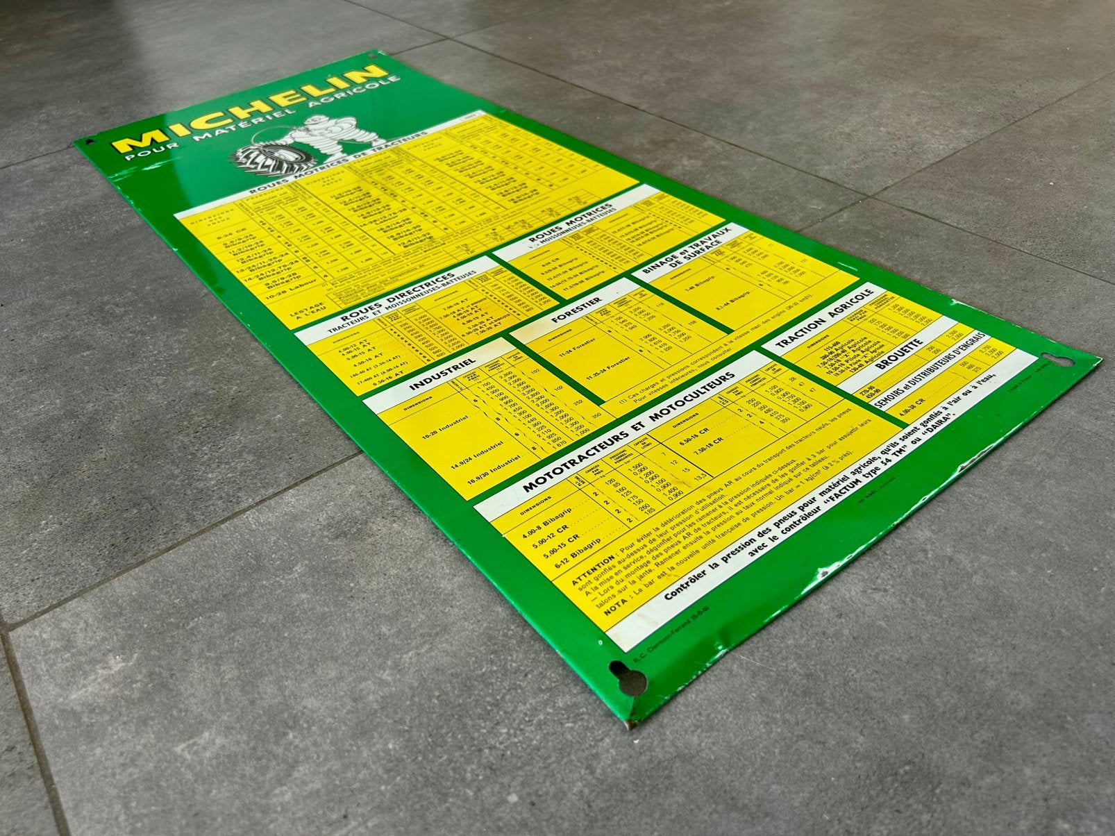 Oud plaatwerk, reclameplaatje, Michelin-banden, Verzamelen, Ophalen of Verzenden, Zo goed als nieuw