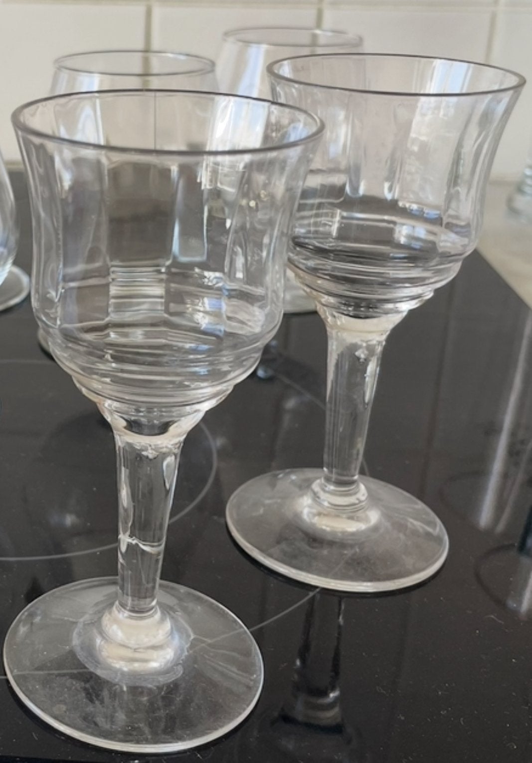 Deux verres à liqueur ou à liqueur Art Déco des années 1920, Enlèvement ou Envoi, Utilisé