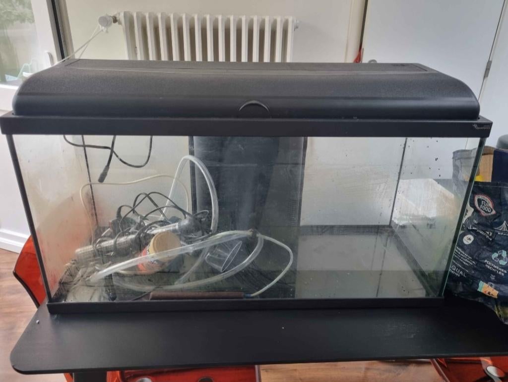 Aquarium met toebehoren, Ophalen, Gebruikt