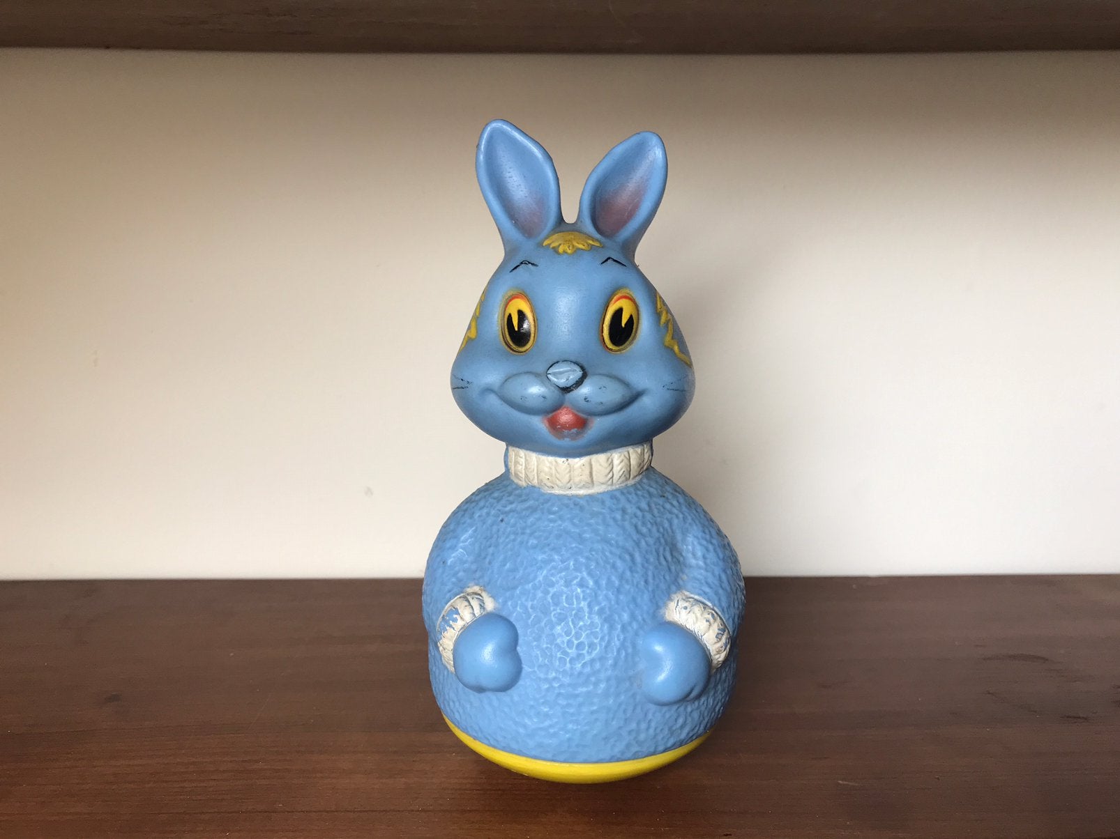 Retro vintage Wiebel poppetje figuurtje met geluid France, Ophalen of Verzenden