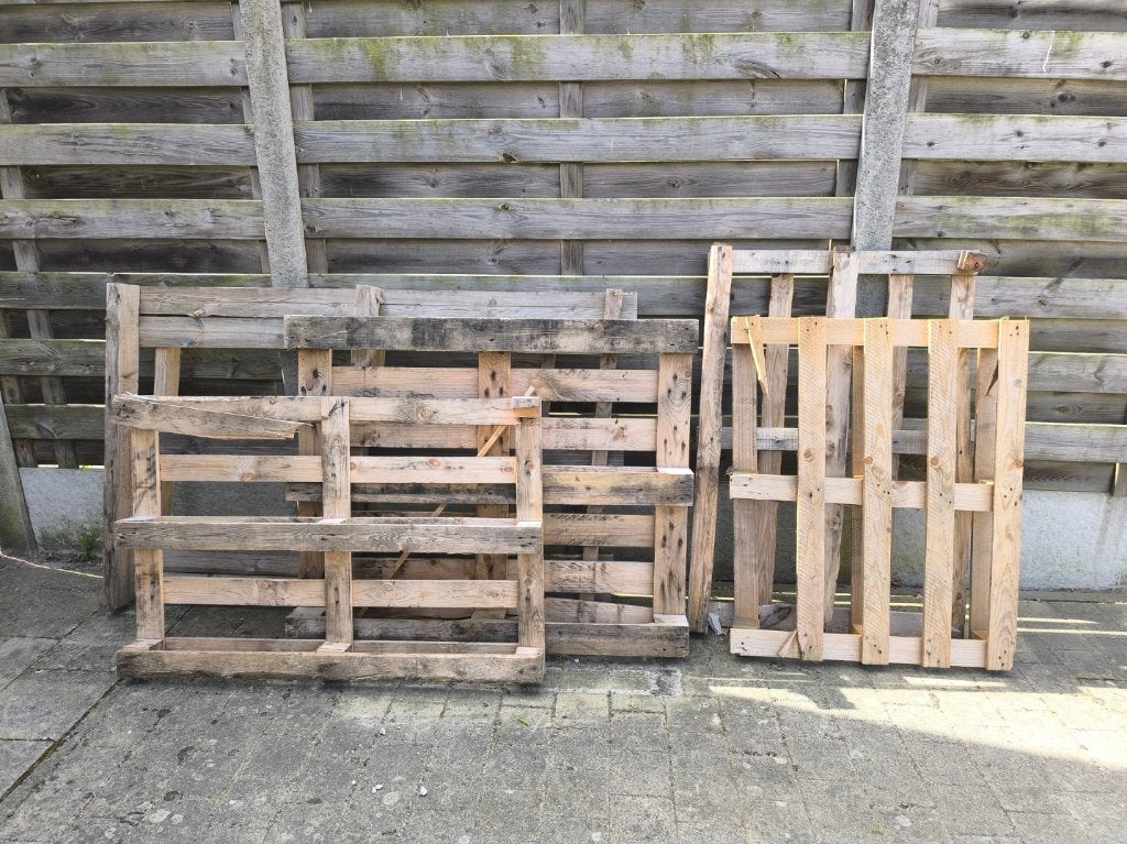 Vijftal palletten - GRATIS, Ophalen, Gebruikt