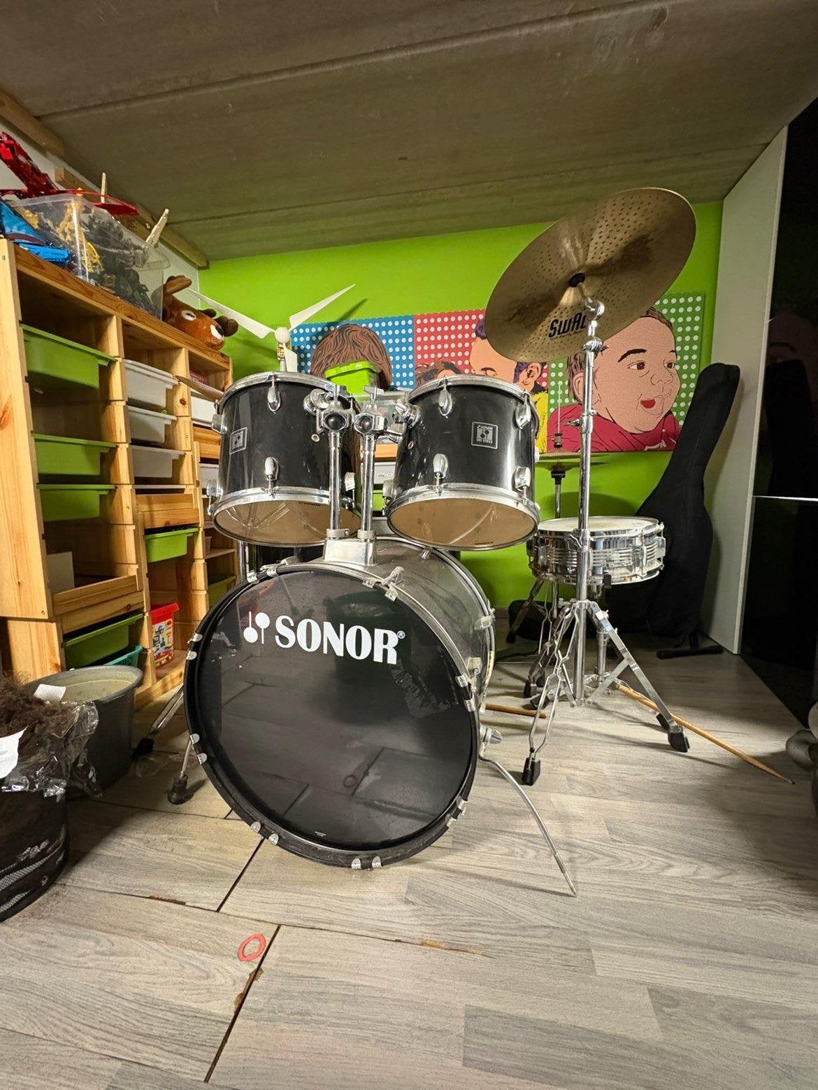 Drumstel sonor, Musique & Instruments, Enlèvement, Utilisé, Sorento