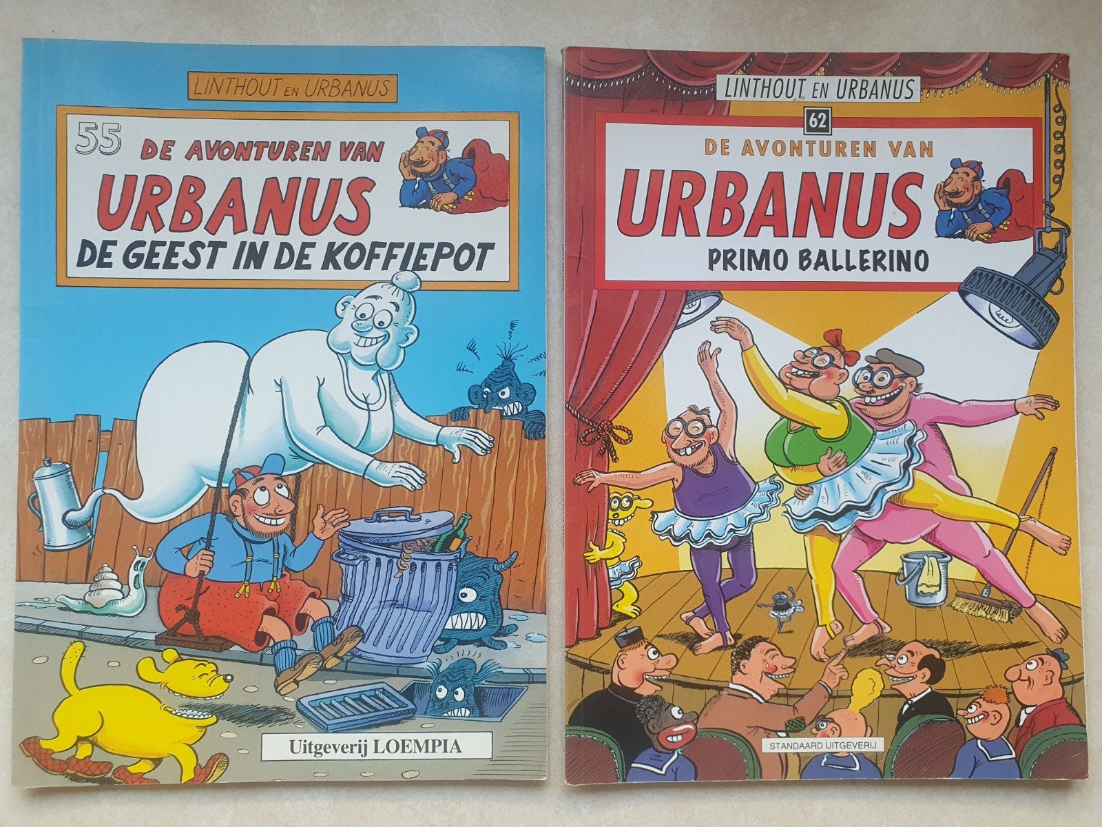 Allerlei stripalbums, Ophalen