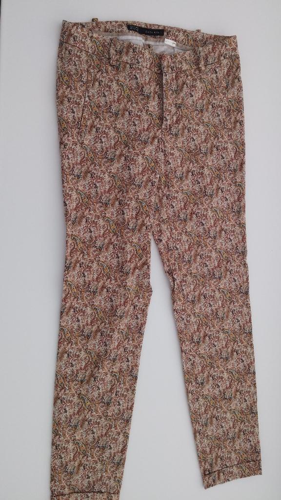 Beige/bruine broek Zara maat XS, Kleding | Dames, Bruin, Zara, Ophalen of Verzenden, Zo goed als nieuw