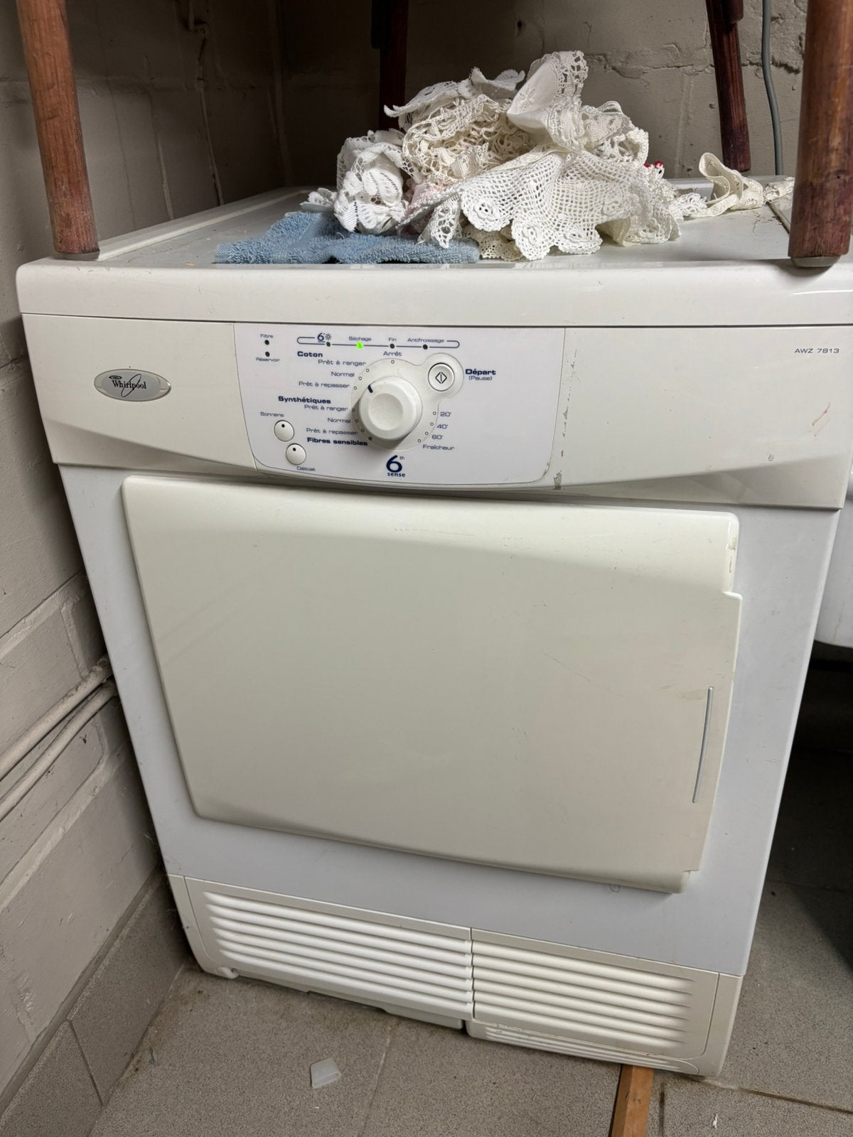 Séchoir, Electroménager, Enlèvement, Utilisé, Chargeur frontal, À condensation