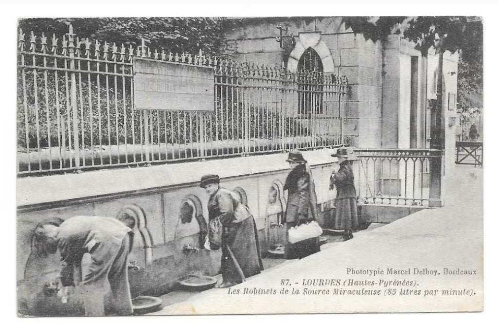 Lourdes les Robinets de la Source Miraculeuse, Verzenden, Gelopen, Frankrijk