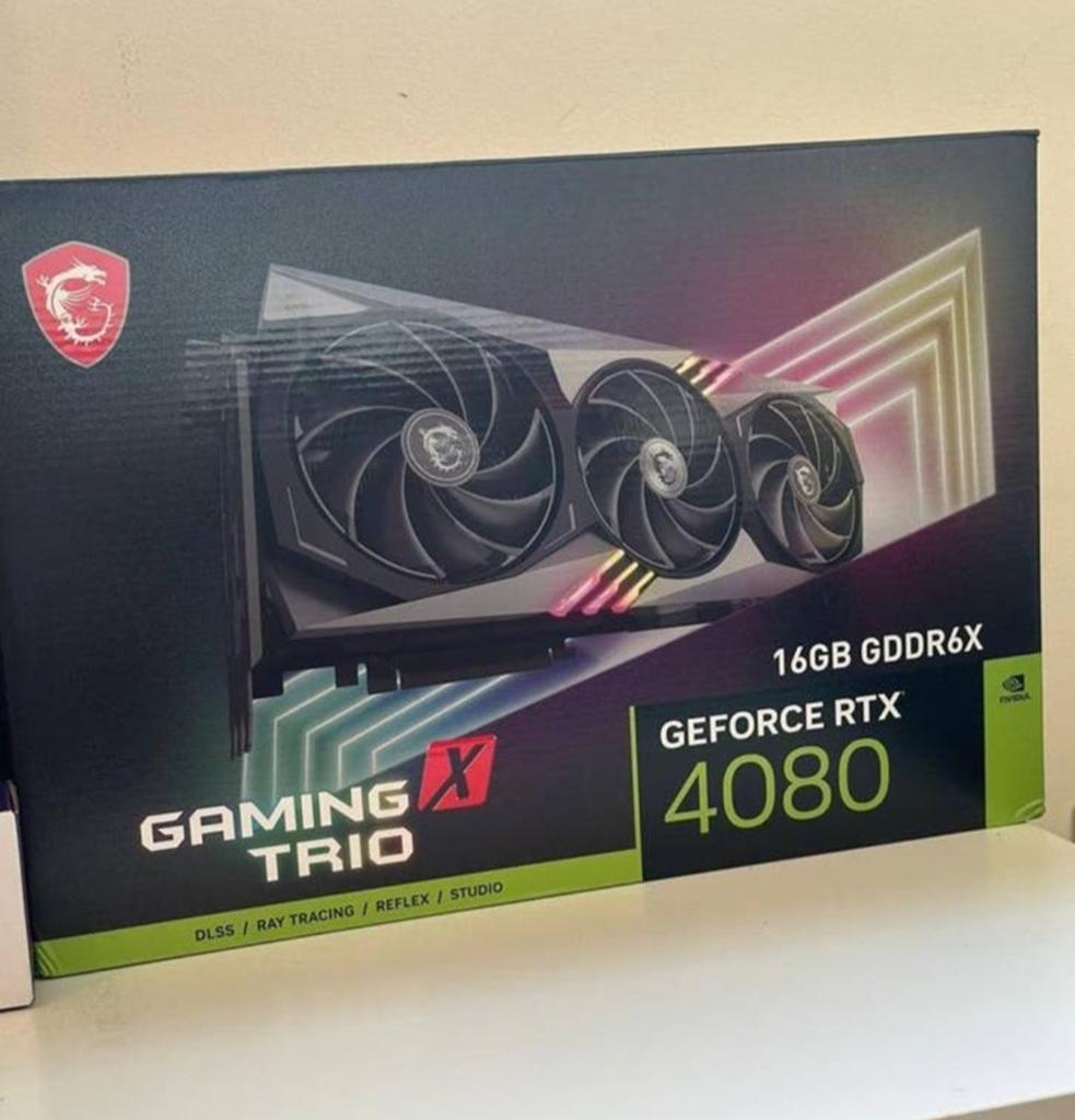 Rtx 4080 msi gaming trio a vendre, Informatique & Logiciels, Cartes vidéo, Enlèvement ou Envoi, GDDR6, PCI-Express 4, Comme neuf