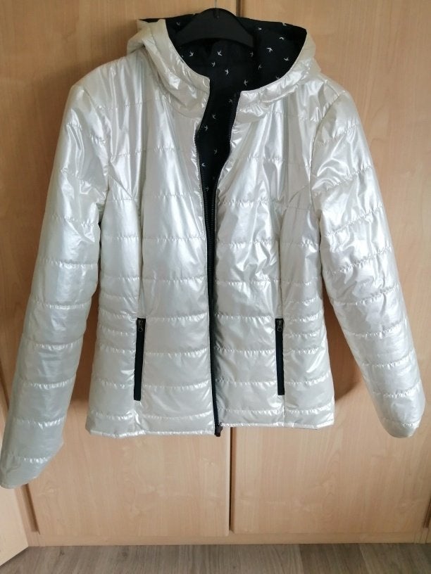 Omkeerbare regenmantel Dames, Blauw, Ophalen of Verzenden, Zo goed als nieuw, ANDERE