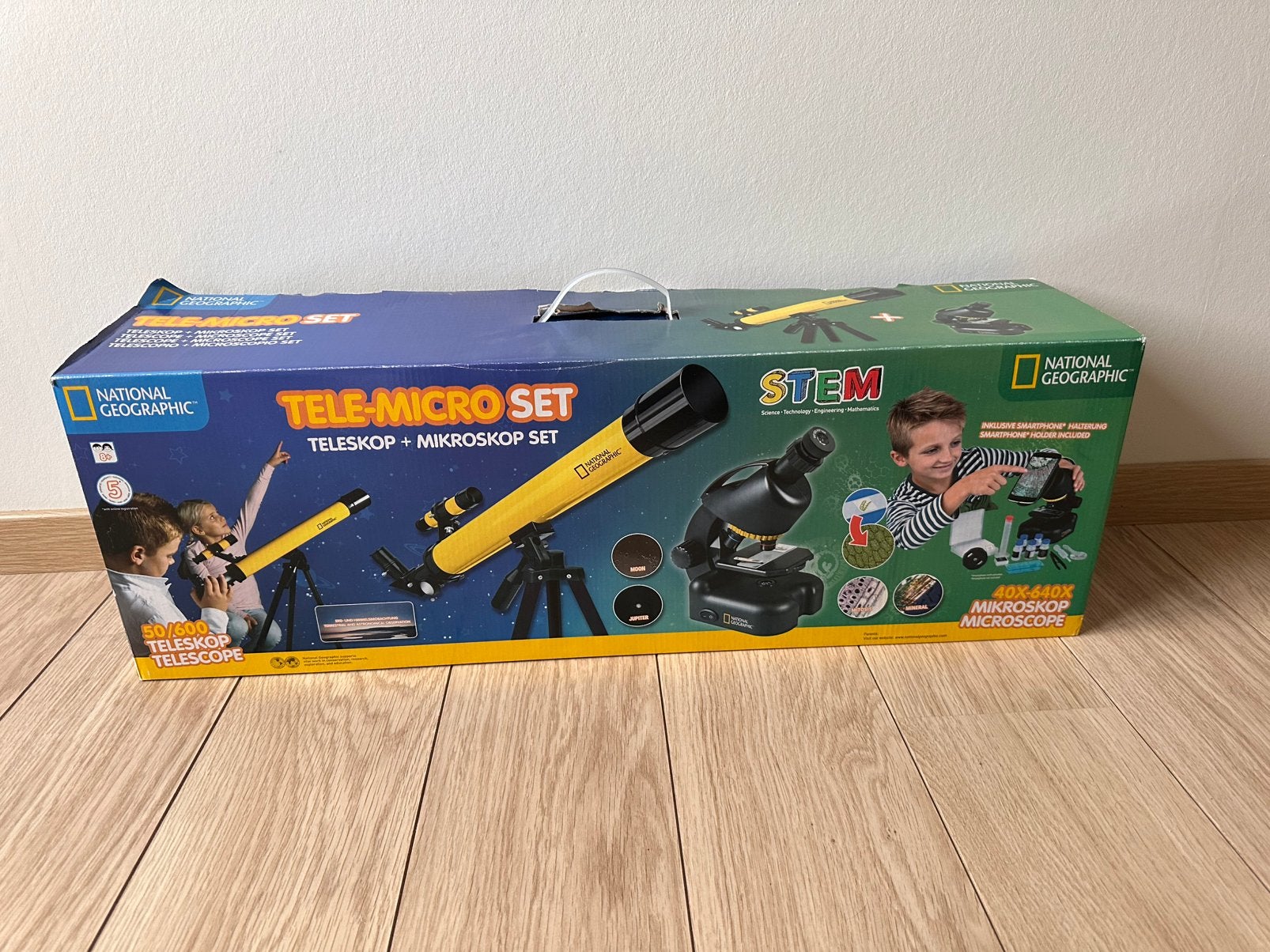 Telescoop en microscoop set, Ophalen, Zo goed als nieuw, Ontdekken