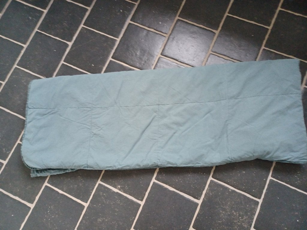 MARIE MARIE LINEN STORIES BEDSPREI BLAUWACHTIG NIEUW, Eenpersoons, Blauw, Linnen, Ophalen of Verzenden