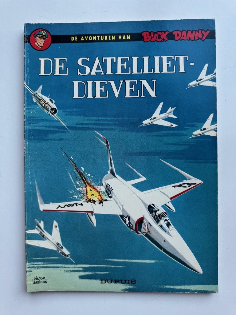 Lot 9 strips: Michel Vaillant, Buck Danny, Smurfen, Boeken, Meerdere stripboeken, Ophalen of Verzenden, Gelezen