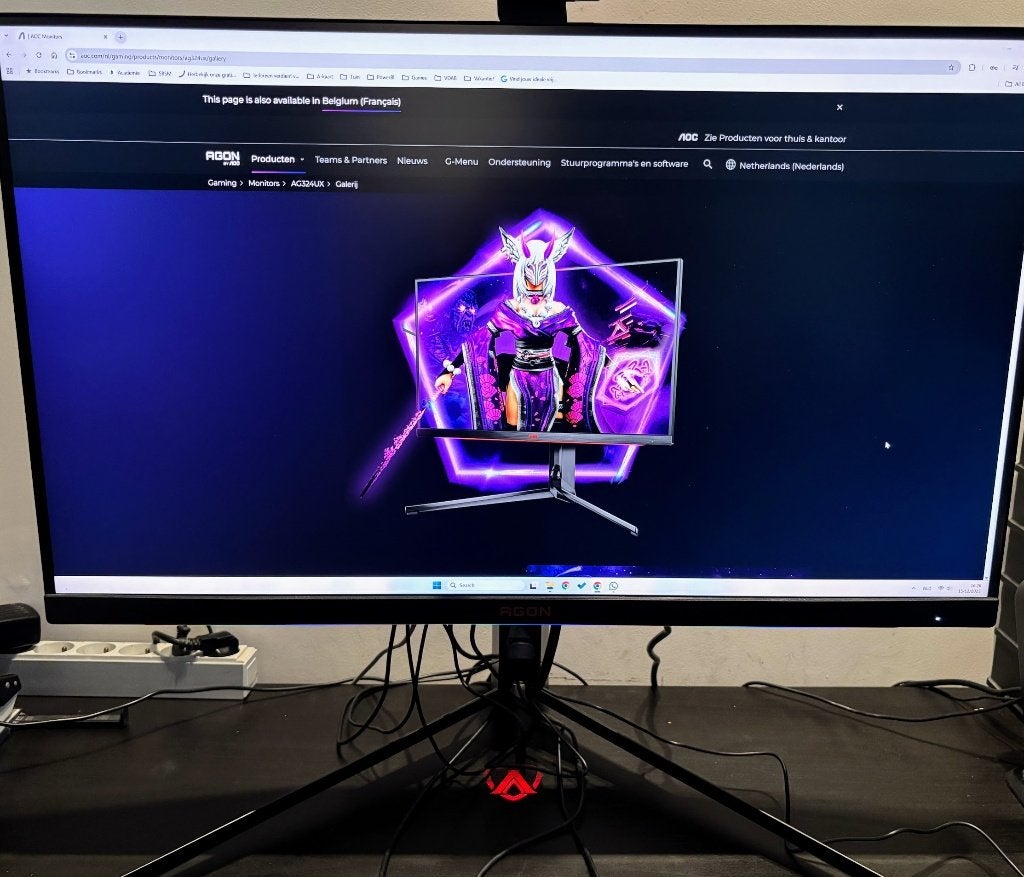 AOC AGON Pro AG324UX — Moniteur de jeu 4K 32 pouces, Gaming, IPS, Enlèvement ou Envoi, 1 à 2 ms